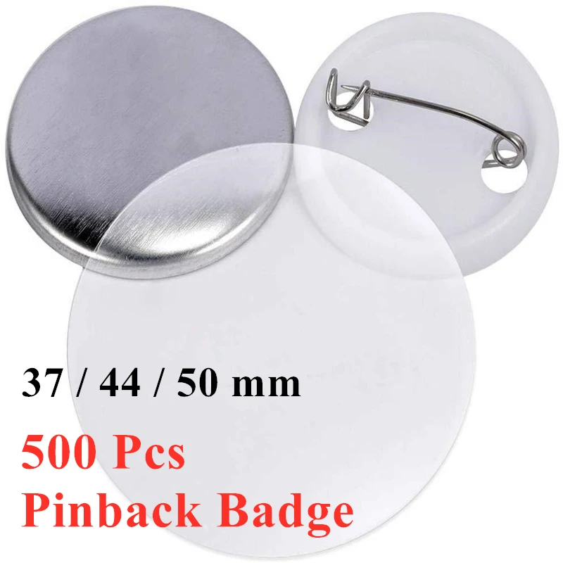 Button Badge Blank - 500Pcs/set Blank Badge Pinback Button Parts