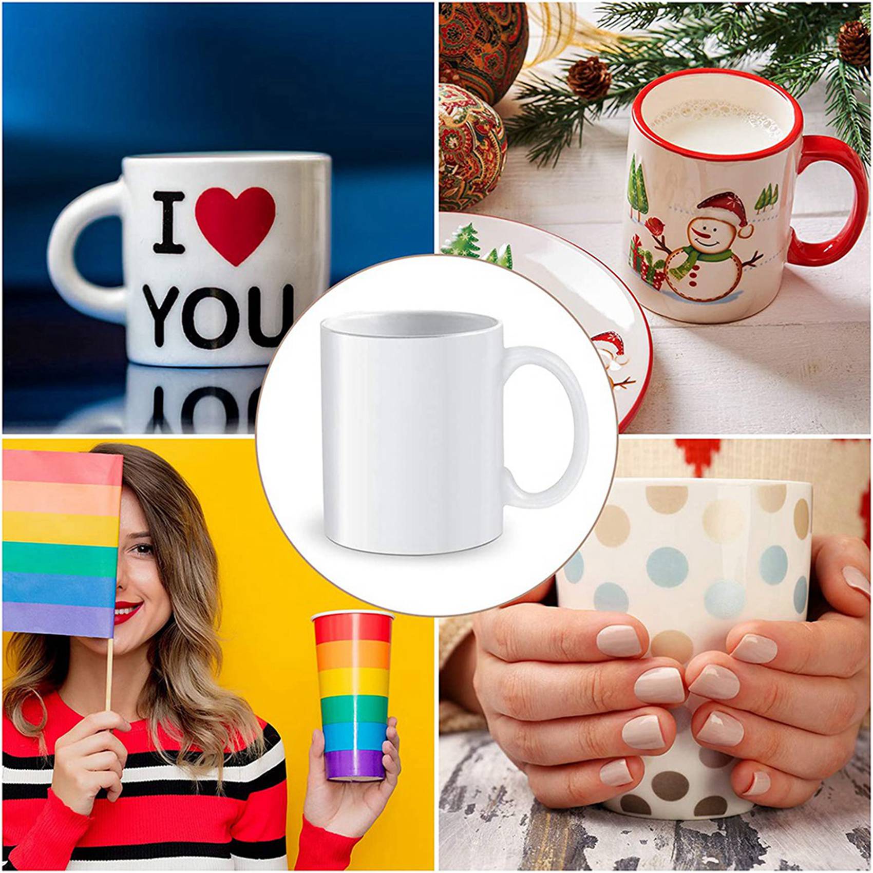 Sublimation Mug White - N09R-140Pcs Sublimation Shrink Wrap Film 5X10
