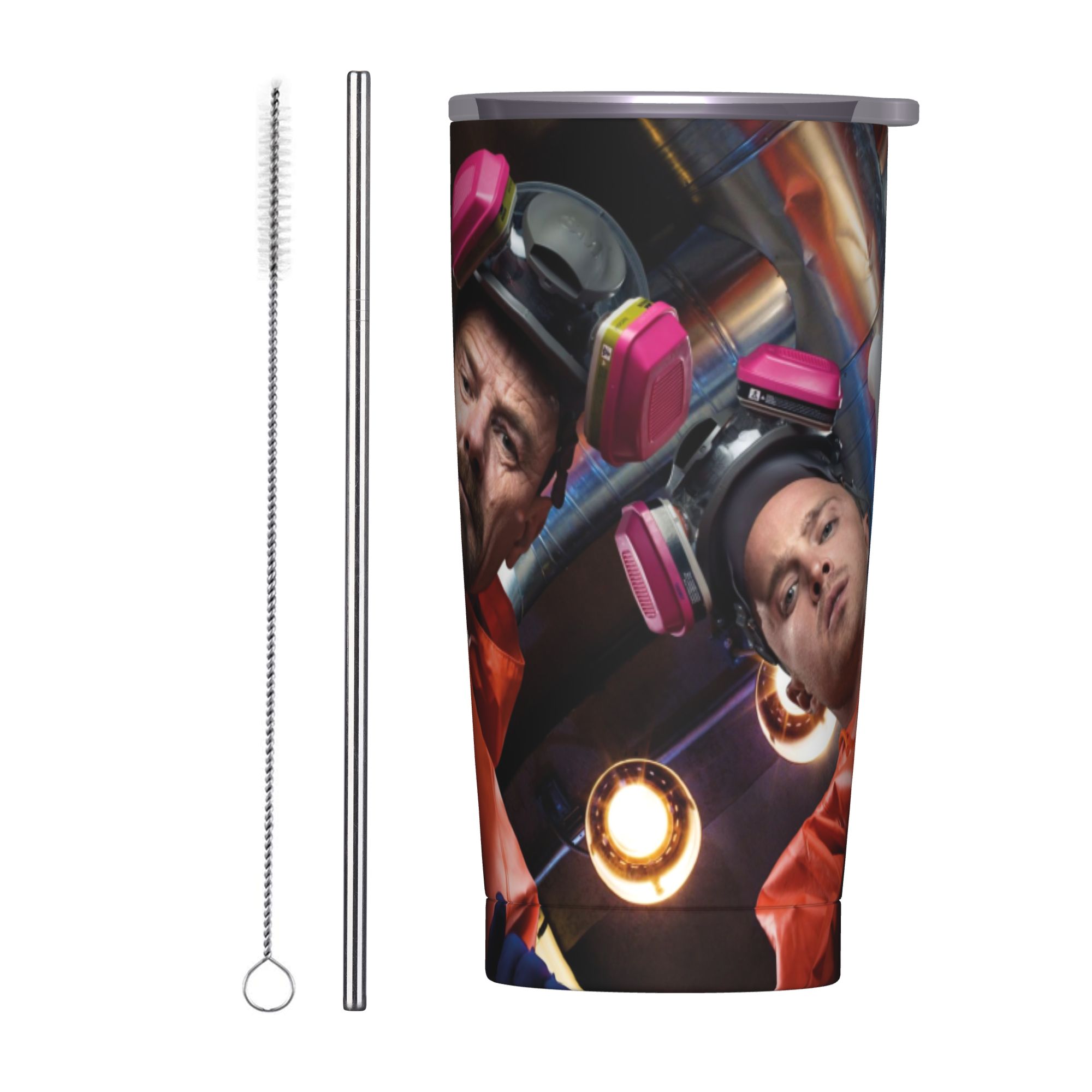 Tumbler 20Oz White - Walter White Pinkman Tumbler Vacuum Insulated