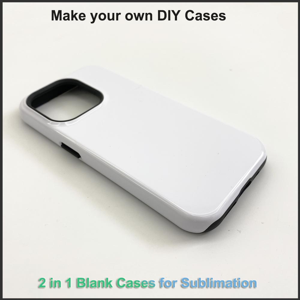 Phone Case Blank Print - 5 pcs 2 in 1 Blank