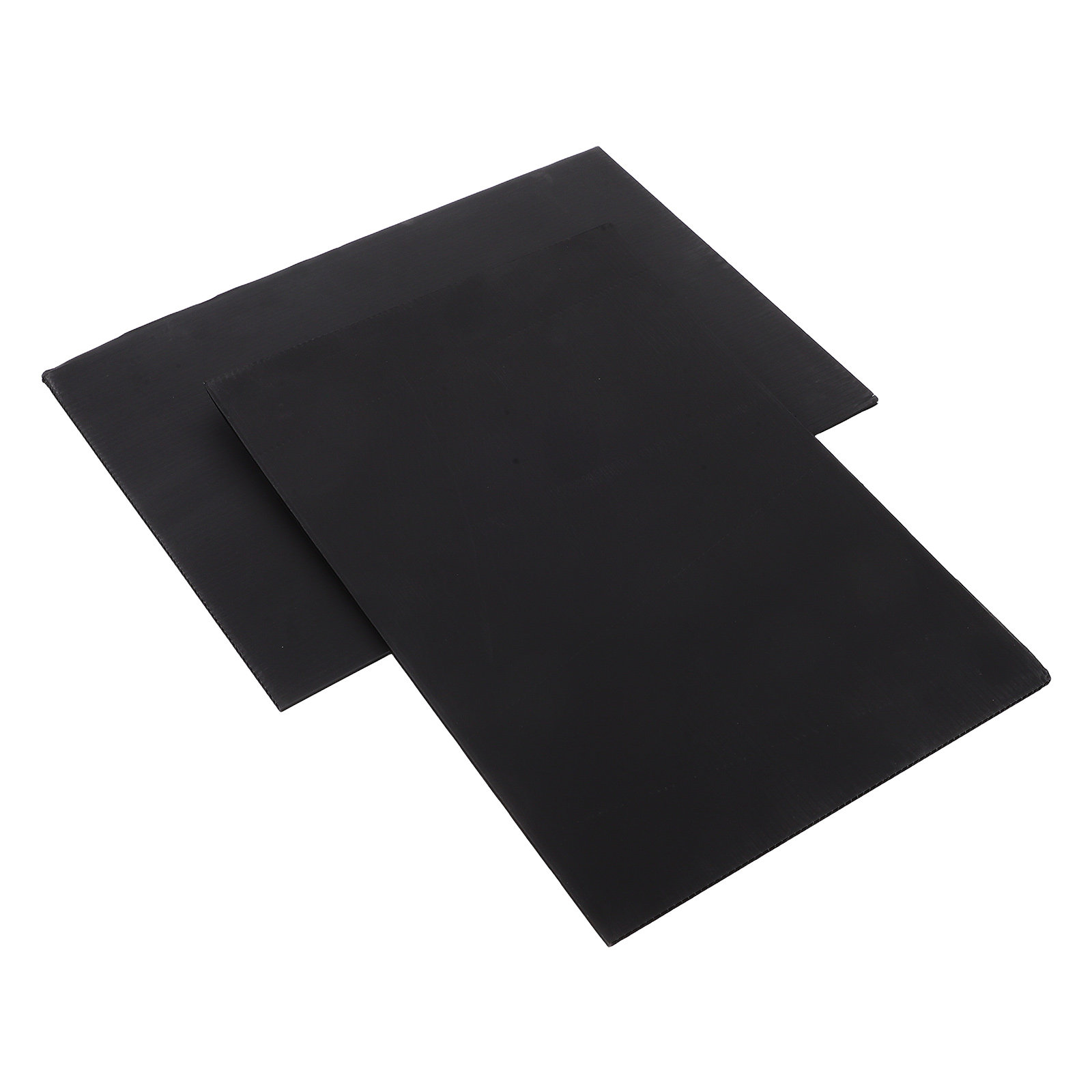 Yard Sign Blank - 2Pcs Professional Black Blank Courtyard Signs