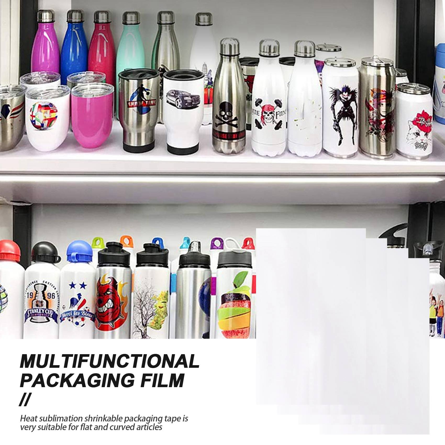 Sublimation Mug White - -FTGT 30Pcs Sublimation Shrink Wrap Film,