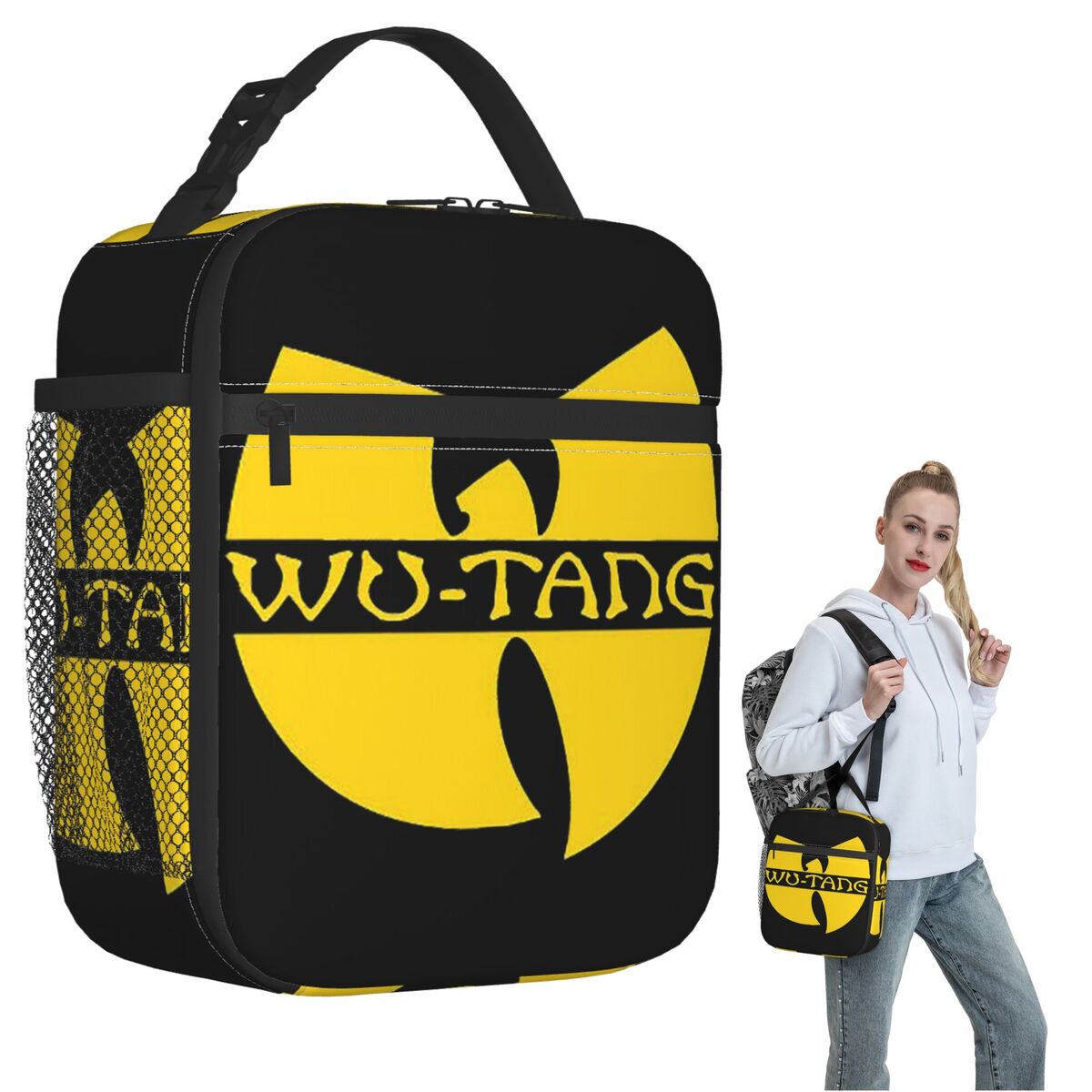 Tote Bag Sublimation - Wu Tang Clan Print Insulated Lunch