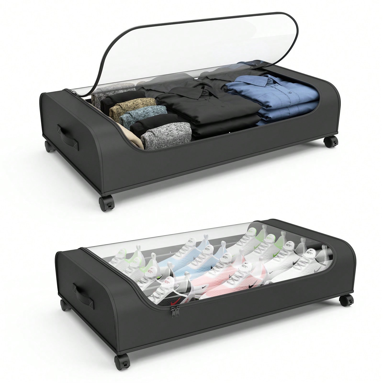 Metal Photo Panel - Underbed Storage Organizer With Wheels Clear
