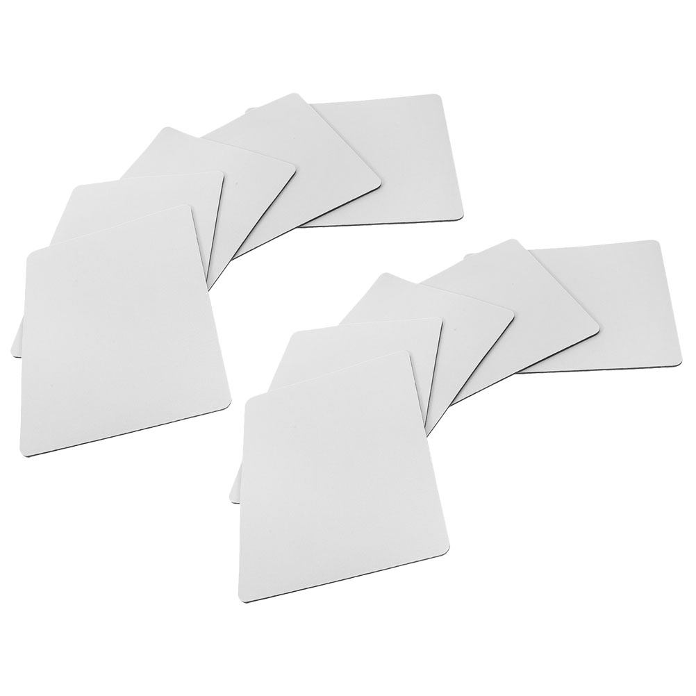 Mouse Pad Blank Sublimation - 10Pcs Large Rubber Bottom Cloth Surface