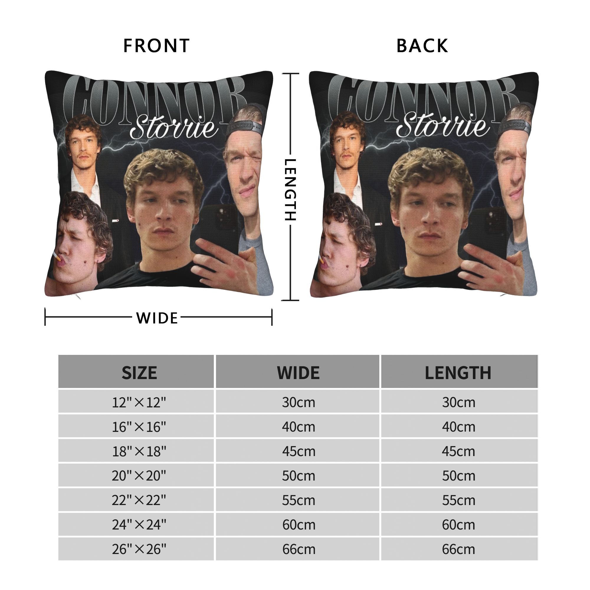 Connor Storrie Heated Rivalry  - Pillow Cover Sublimation review and price