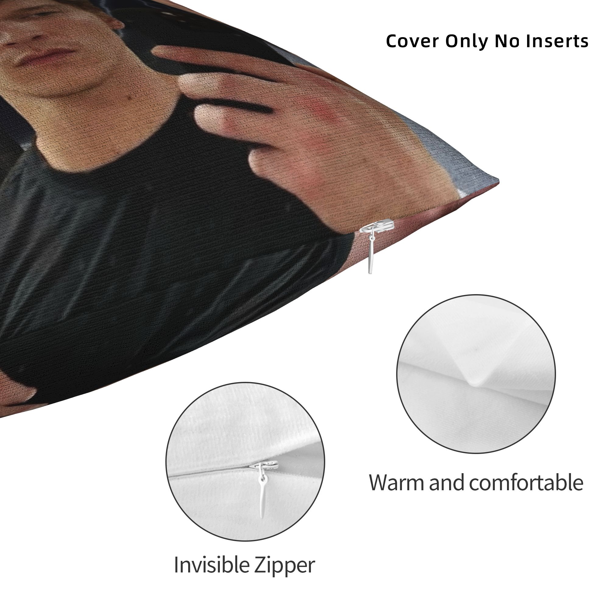 Connor Storrie Heated Rivalry  - Pillow Cover Sublimation review and price