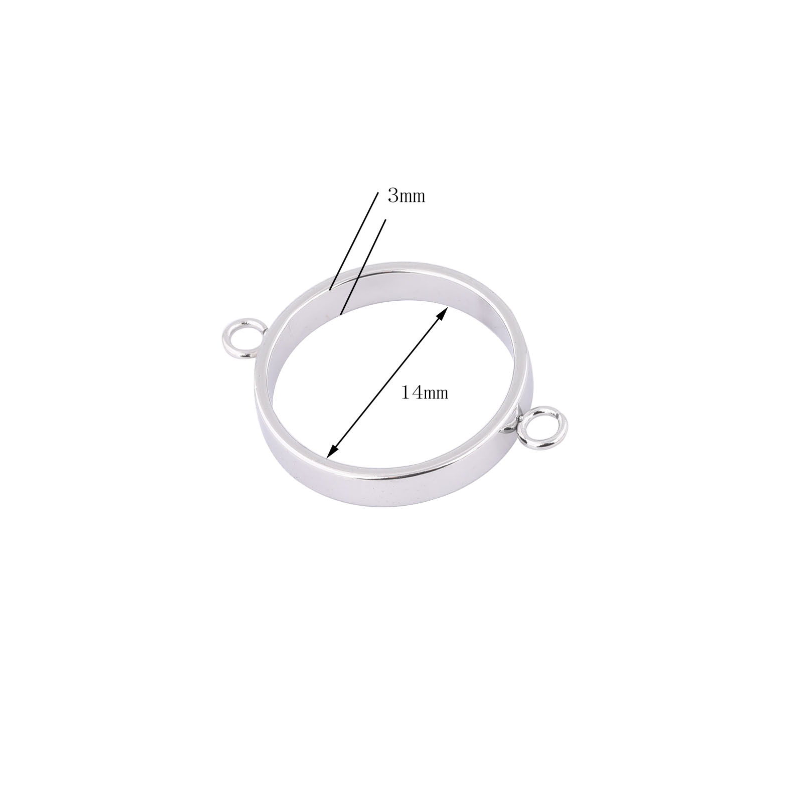 10pcs Stainless Steel 14mm Ope - Metal Photo Panel review and price