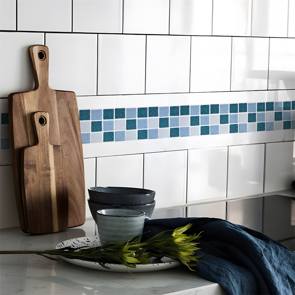 Blue Mosaic Self-Adhesive Base - Ceramic Tile Blank review and price