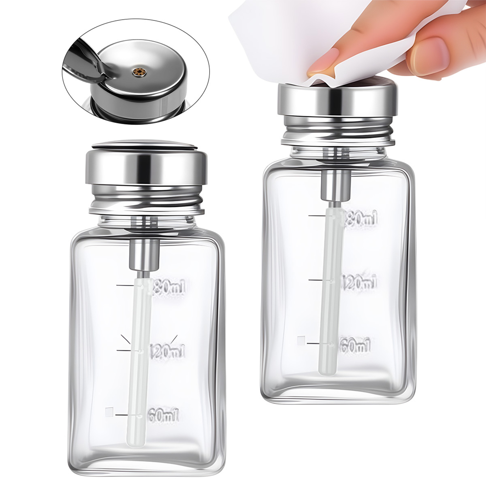180ml Nail Glass Bottle Press  - Water Bottle Blank review and price