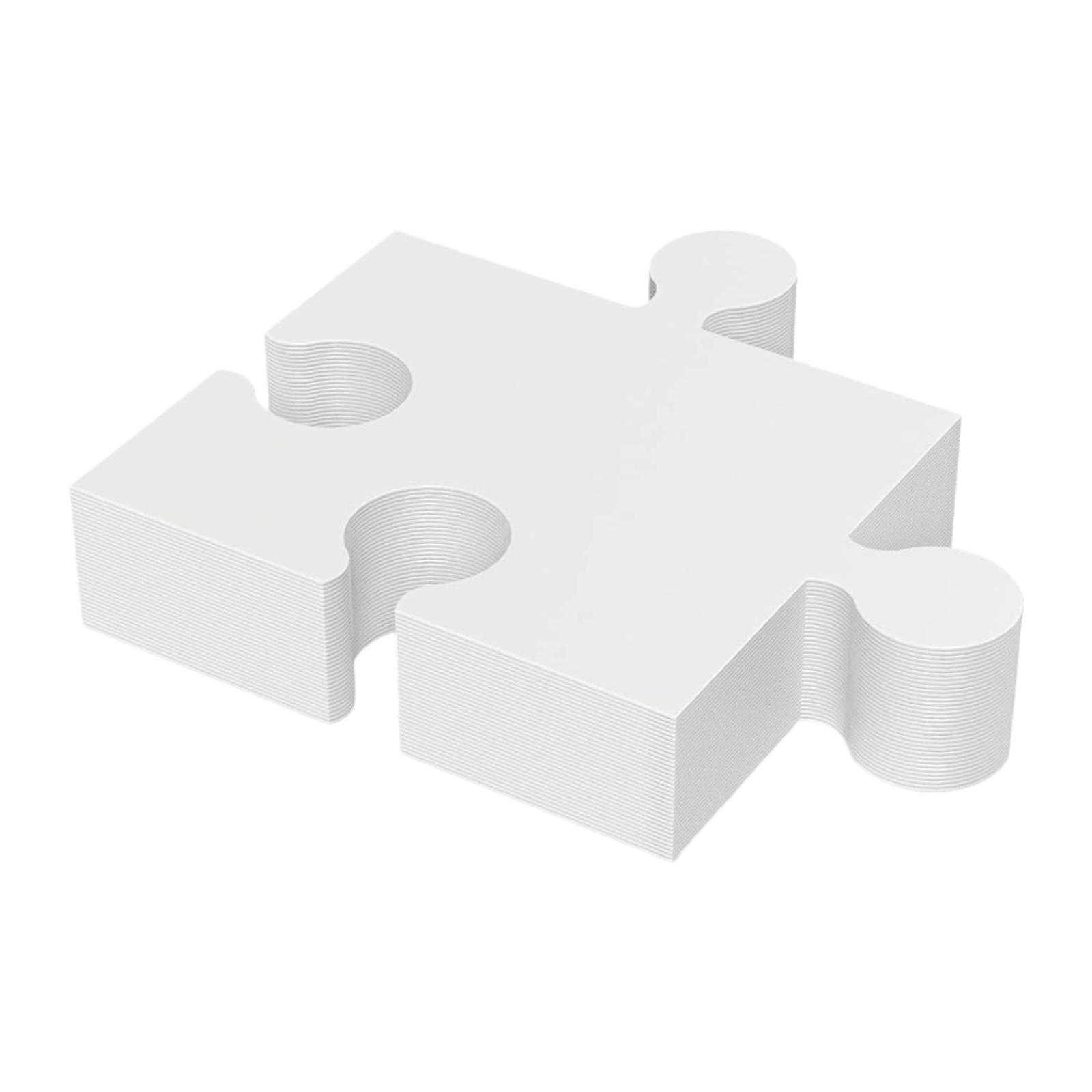 30 Pieces Blank Puzzle Pieces  - Puzzle Blank White review and price