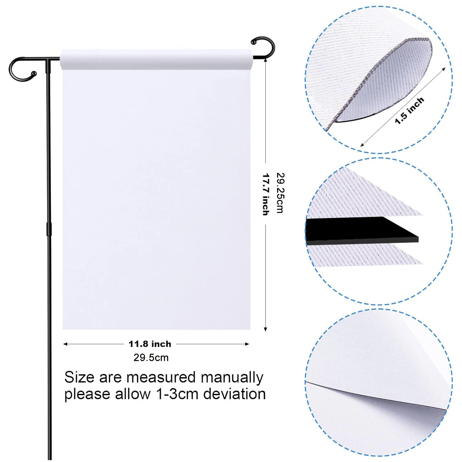 5pcs Double-Sided Blank Garden - Yard Sign Blank review and price