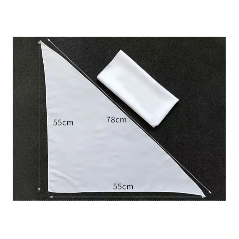 White Dog Bandana Scarf Triang - Bandana Blank White review and price