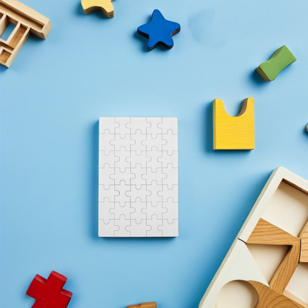 12Pcs Blank Sublimation Puzzle - Puzzle Blank White review and price