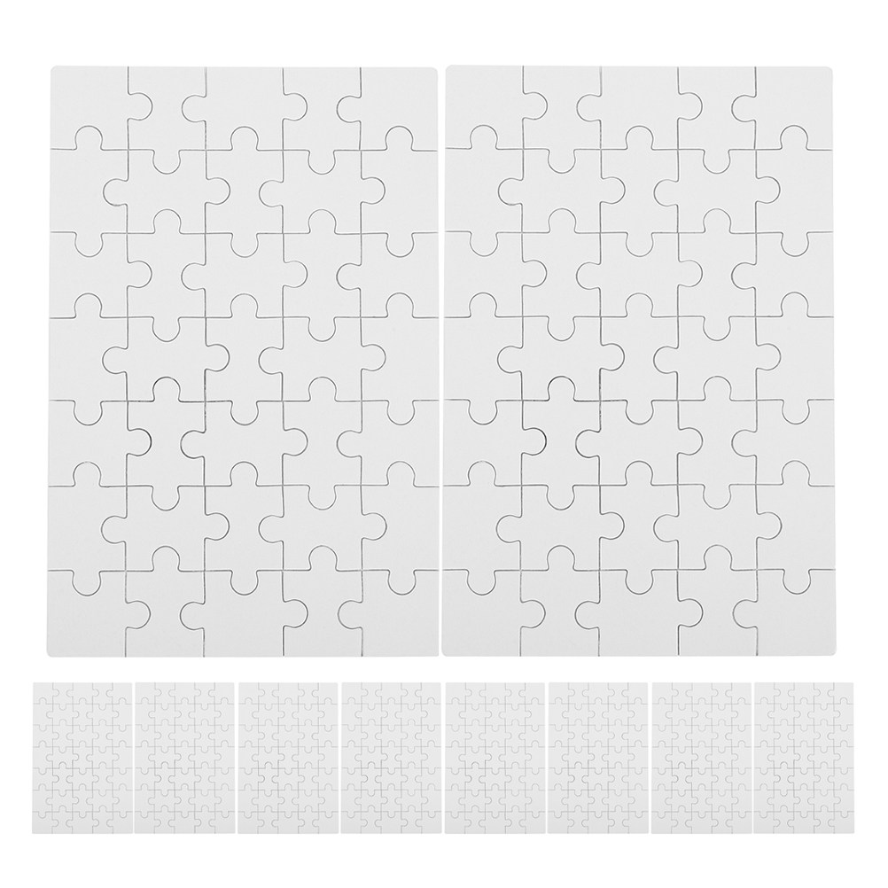 12Pcs Blank Sublimation Puzzle - Puzzle Blank White review and price