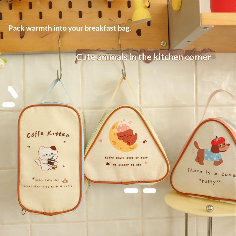 [J] Cute Cartoon Insulated Lun - Tote Bag Sublimation review and price