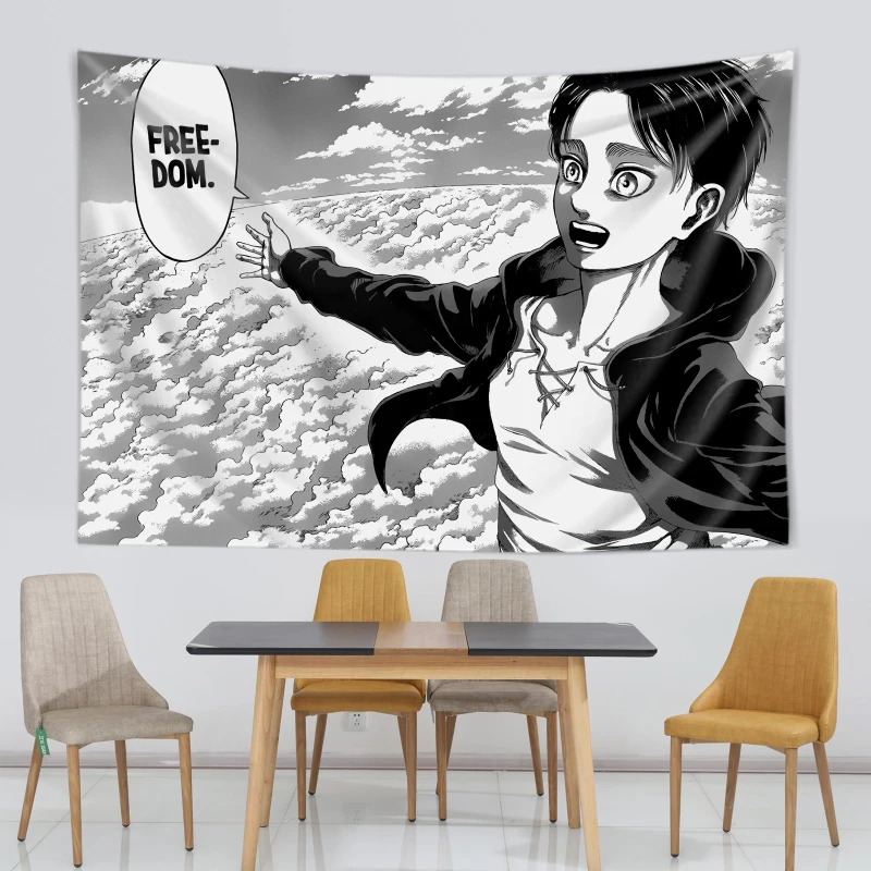 Eren Yeager Freedom Manga Post - Canvas Wrap Ready review and price