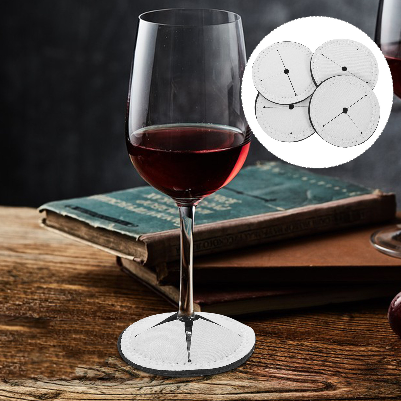 4Pcs Sublimation Cup Coasters  - Coaster Sublimation Blank review and price