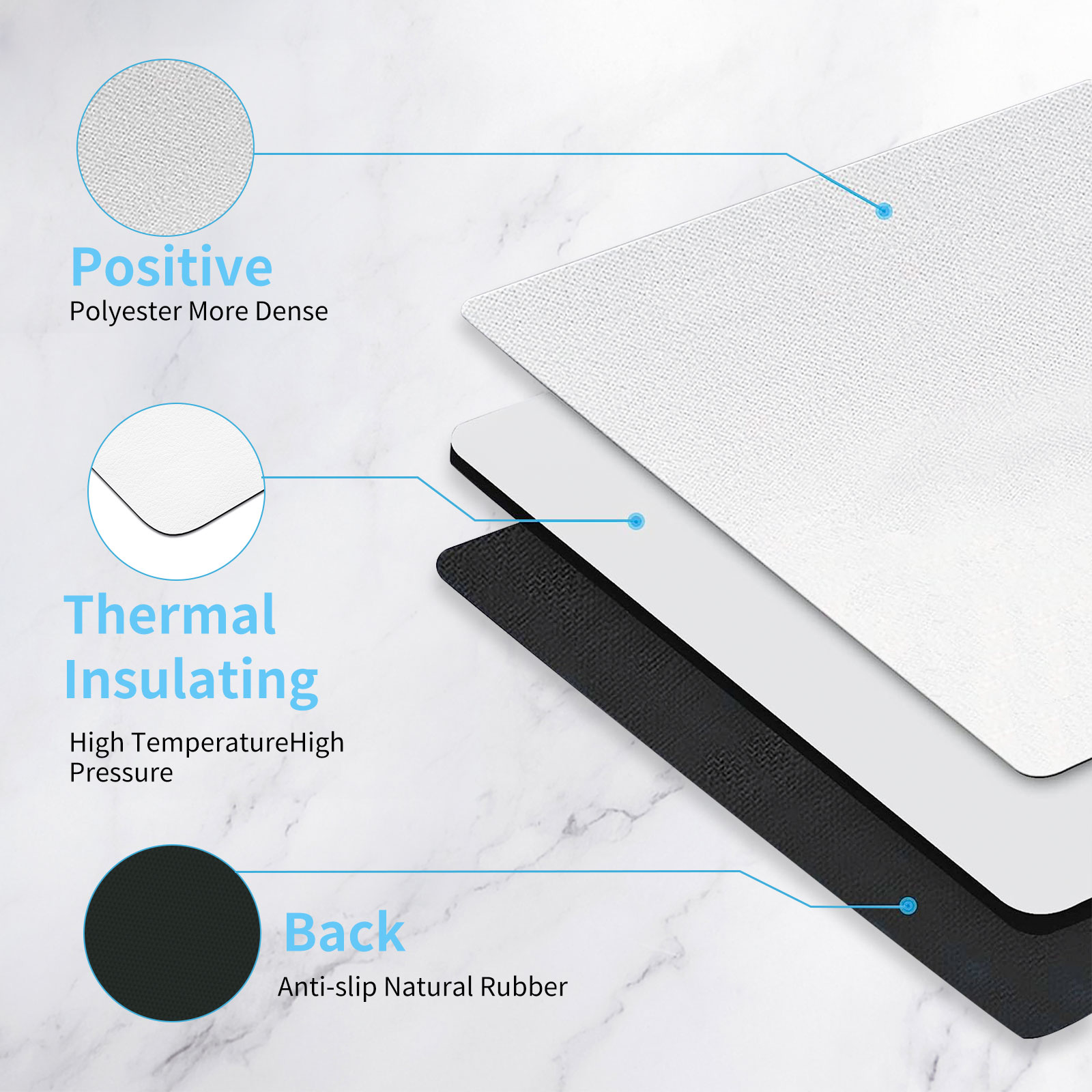 8pcs Sublimation Mouse Pad Bla - Mouse Pad Blank Sublimation review and price