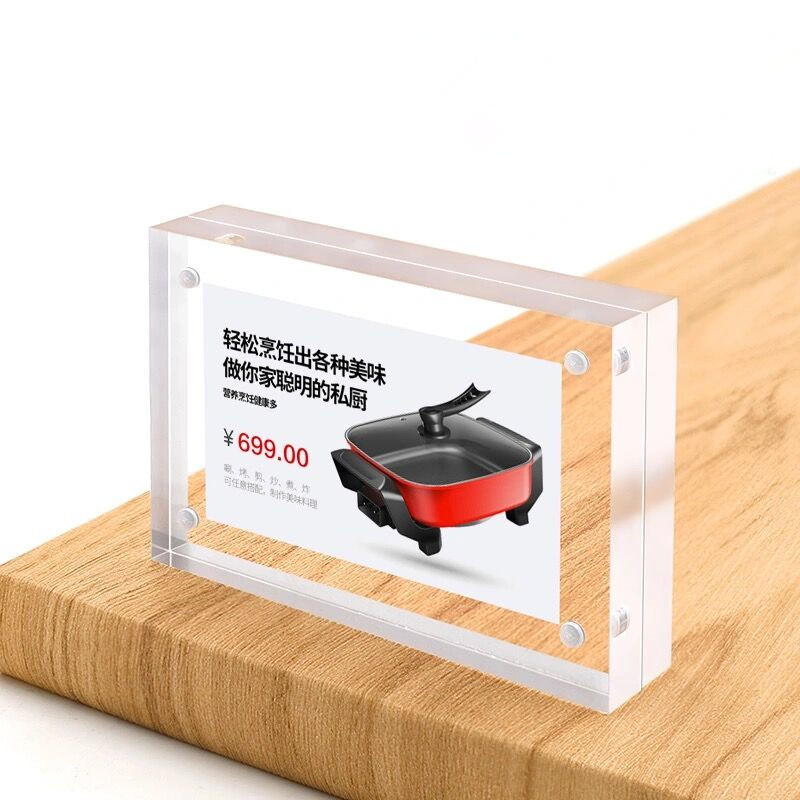 5 PCS 90x55mm Magnetic Acrylic - Photo Acrylic Block review and price