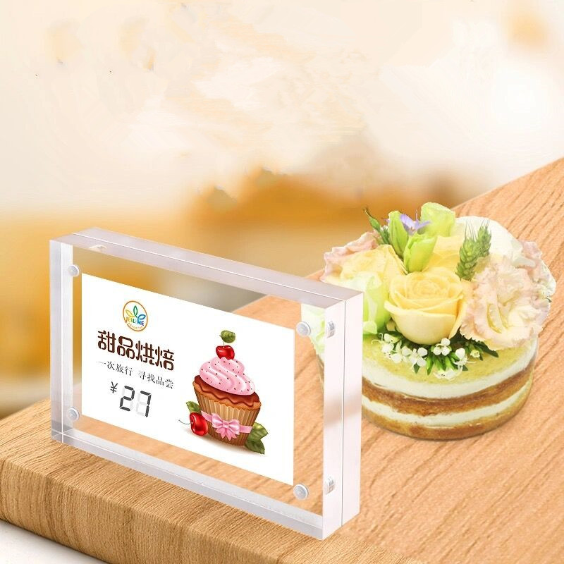 5 PCS 90x55mm Magnetic Acrylic - Photo Acrylic Block review and price