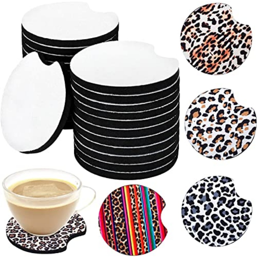 40PCS Sublimation Blank Car Co - Coaster Sublimation Blank review and price