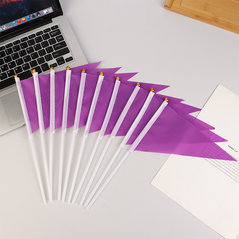 10Pcs Colorful Triangular Flag - Yard Sign Blank review and price
