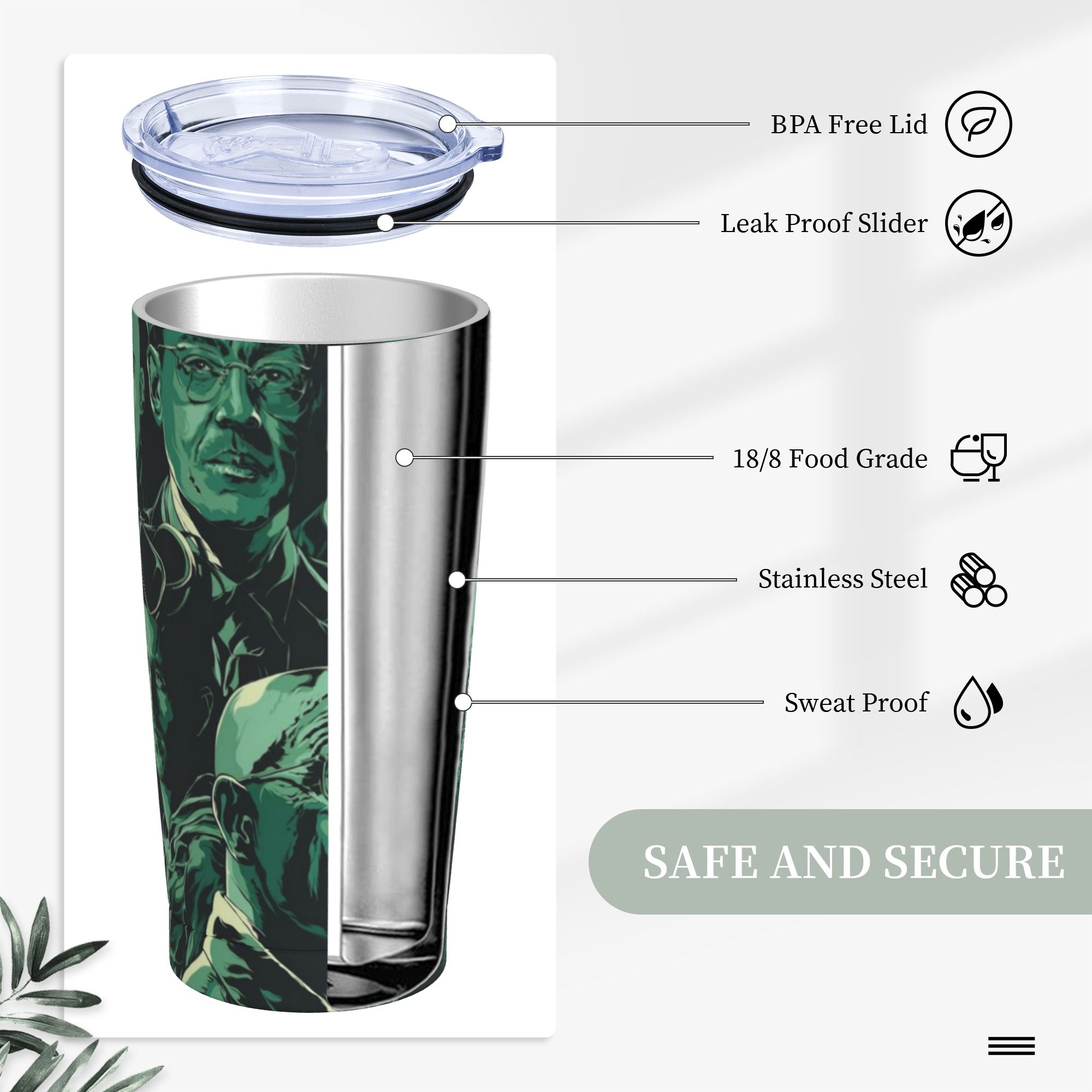 Breaking Bad Walter White Insu - Tumbler 20Oz White review and price
