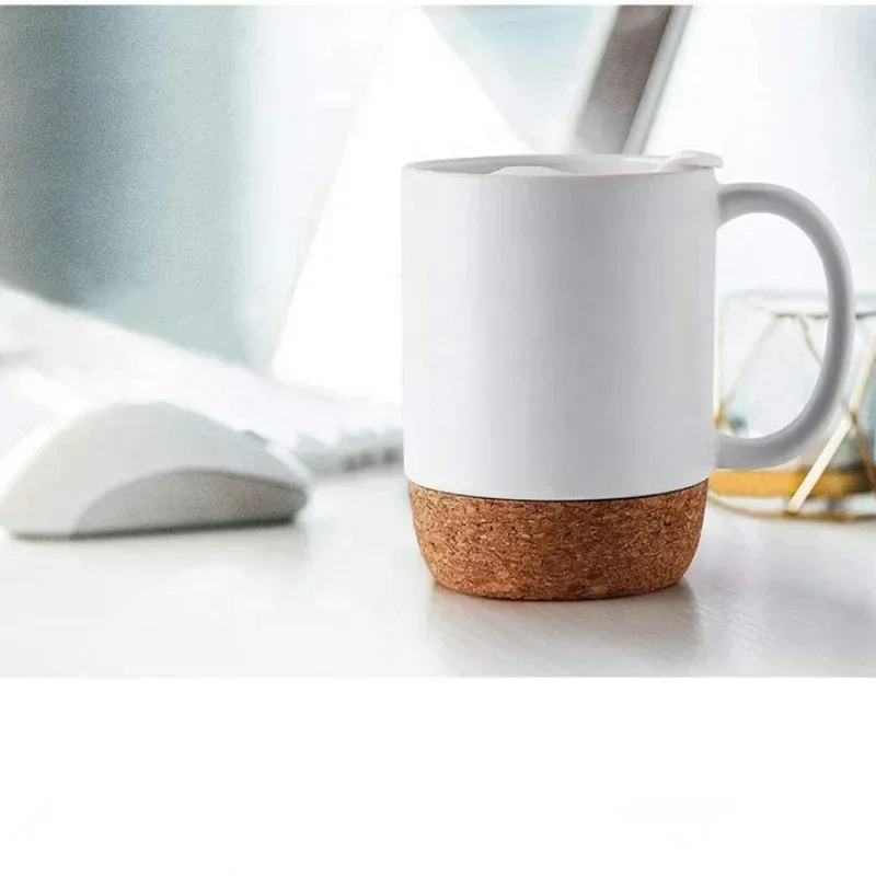 Coffee Mug with Cork Base Bott - Sublimation Mug White review and price