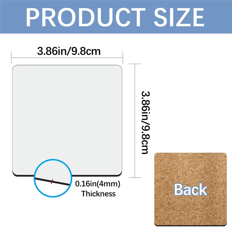 HGHO Sublimation Car Coasters  - Coaster Sublimation Blank review and price