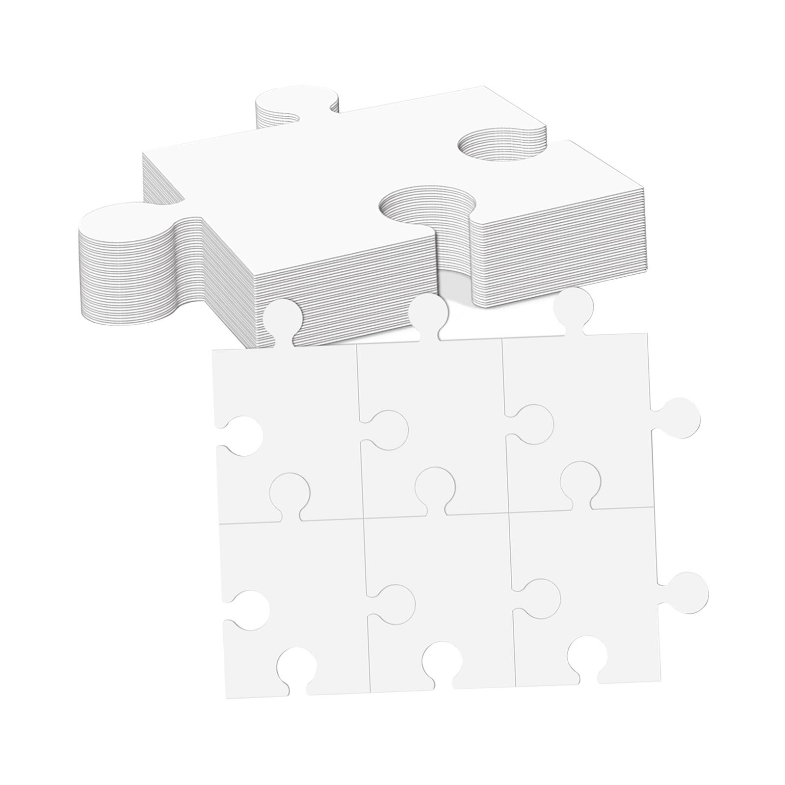 White Cardboard Blank Jigsaw P - Puzzle Blank White review and price