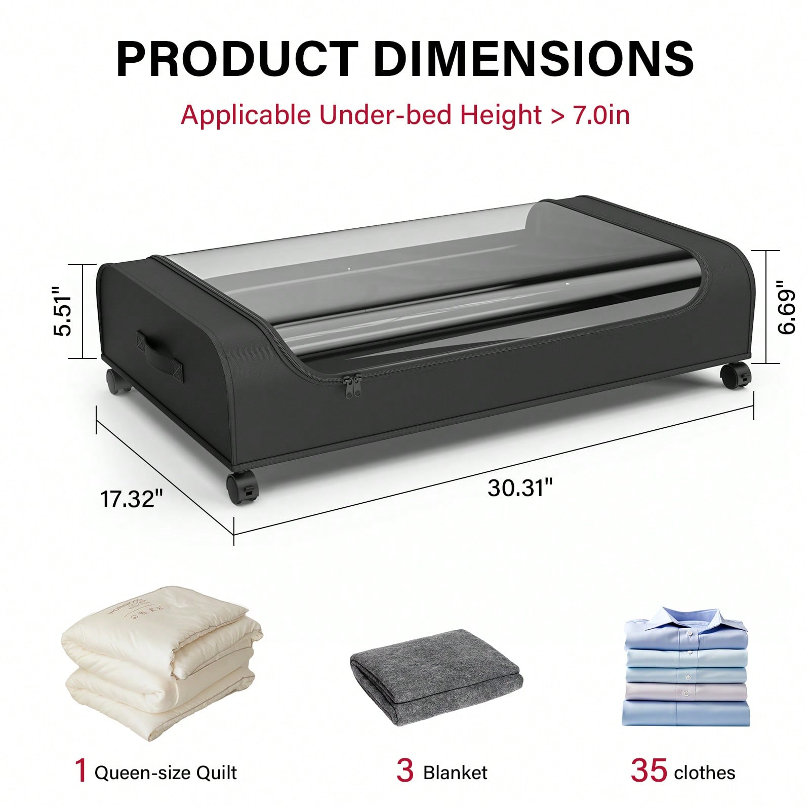 Underbed Storage Organizer Wit - Metal Photo Panel review and price
