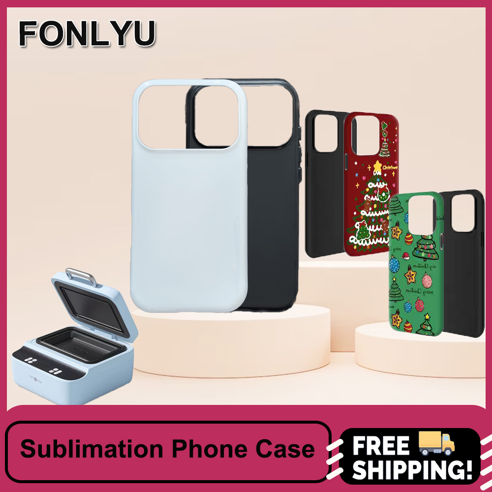 FONLYU 5PCS Sublimation 3D Bla - Phone Case Blank Print review and price