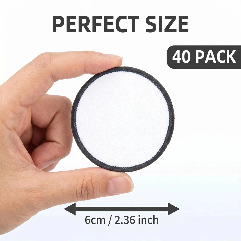 40 PCs Sublimation Patches Clo - Hat Sublimation Blank review and price