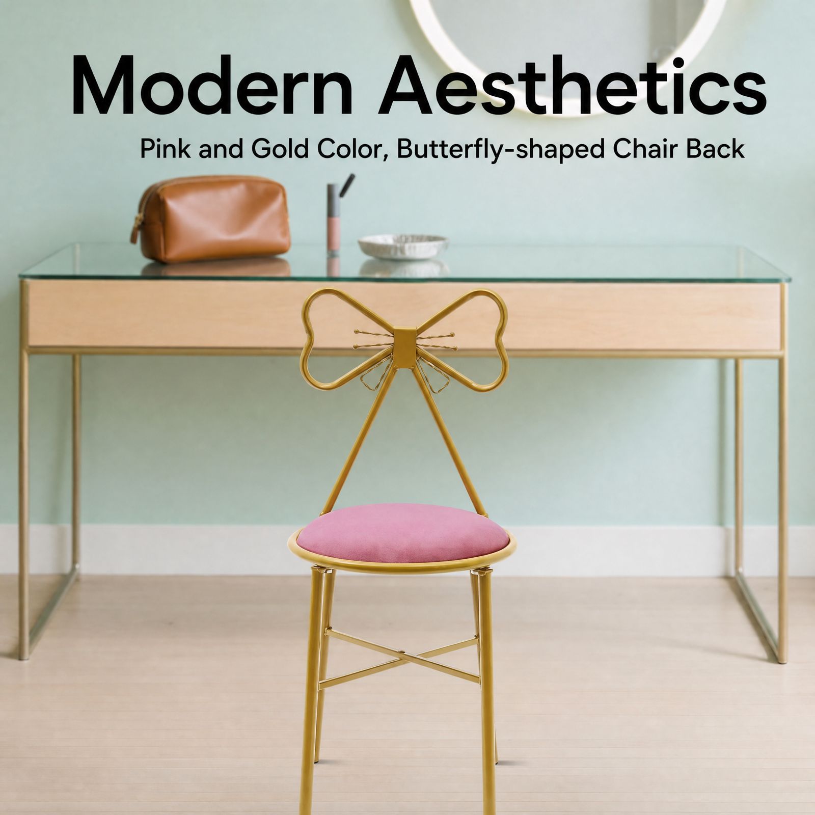 Pink Butterfly Backrest Vanity - Metal Photo Panel review and price