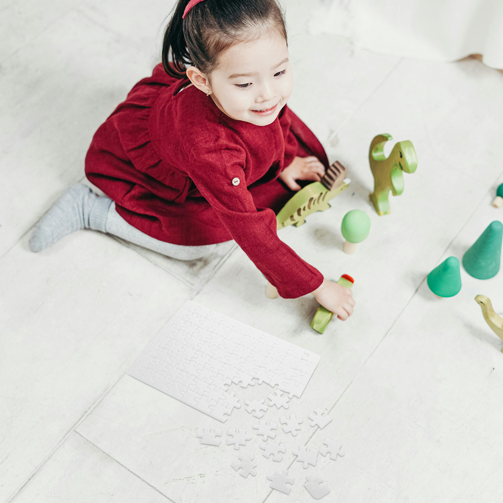 4Sheets Blank Puzzle Pieces Cr - Puzzle Blank White review and price