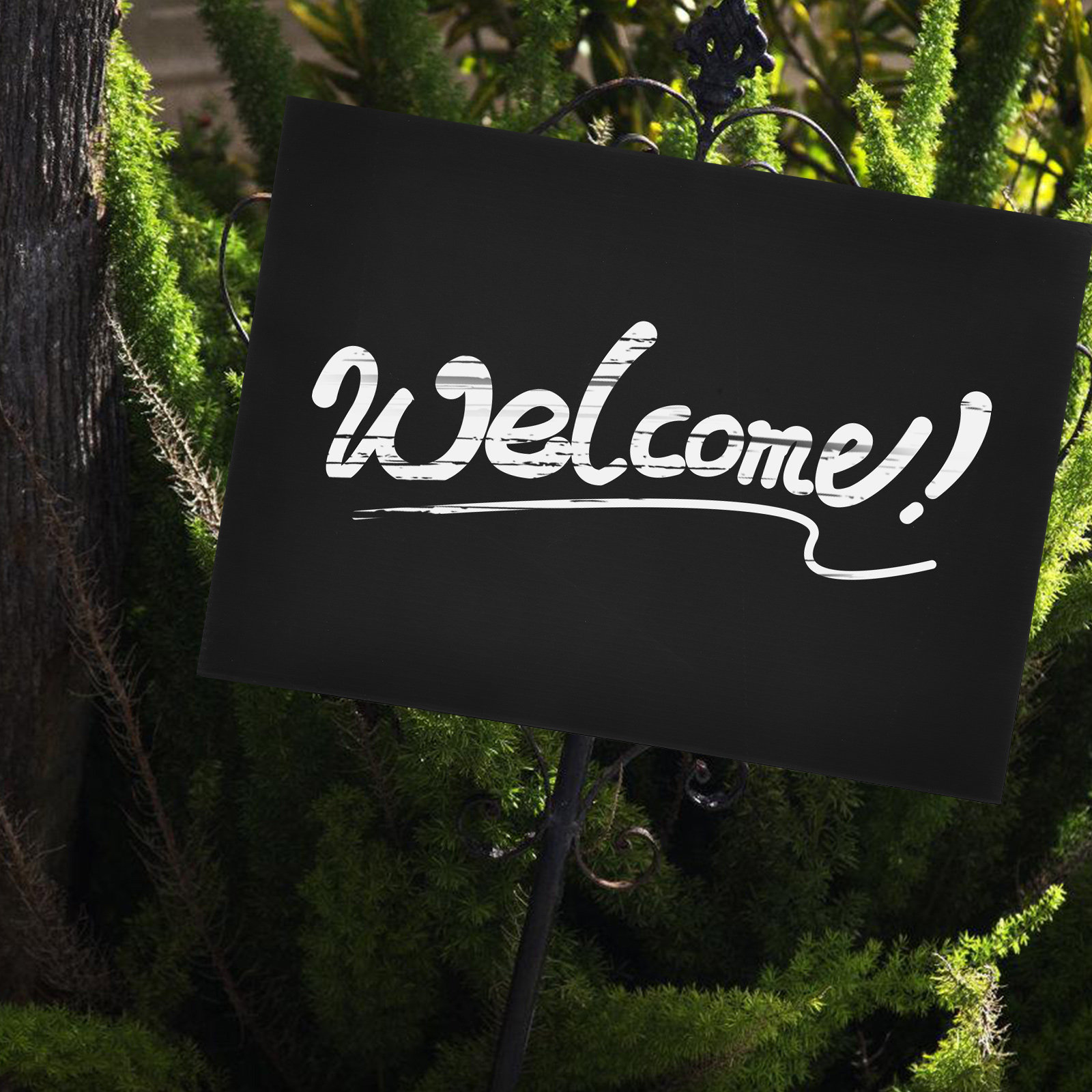 2Pcs Black Blank Garden Sign B - Yard Sign Blank review and price