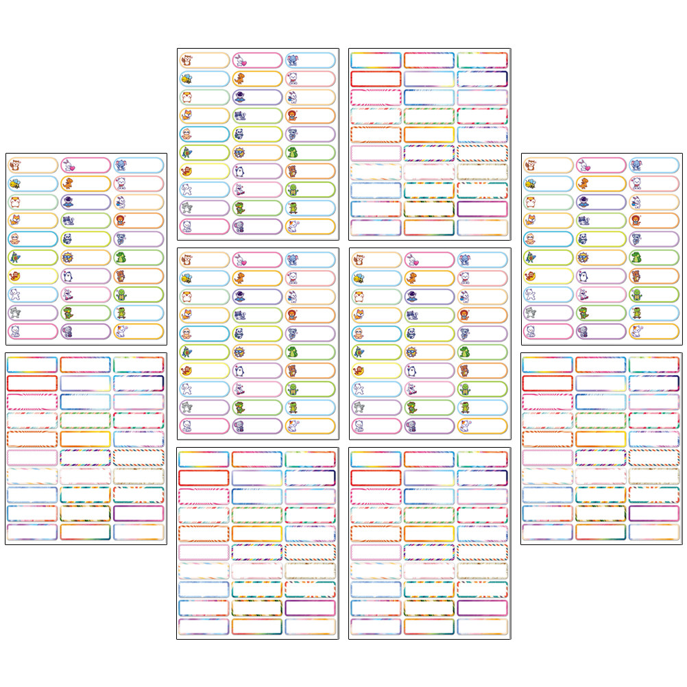 10 Sheets Writable Name Tag St - Water Bottle Blank review and price