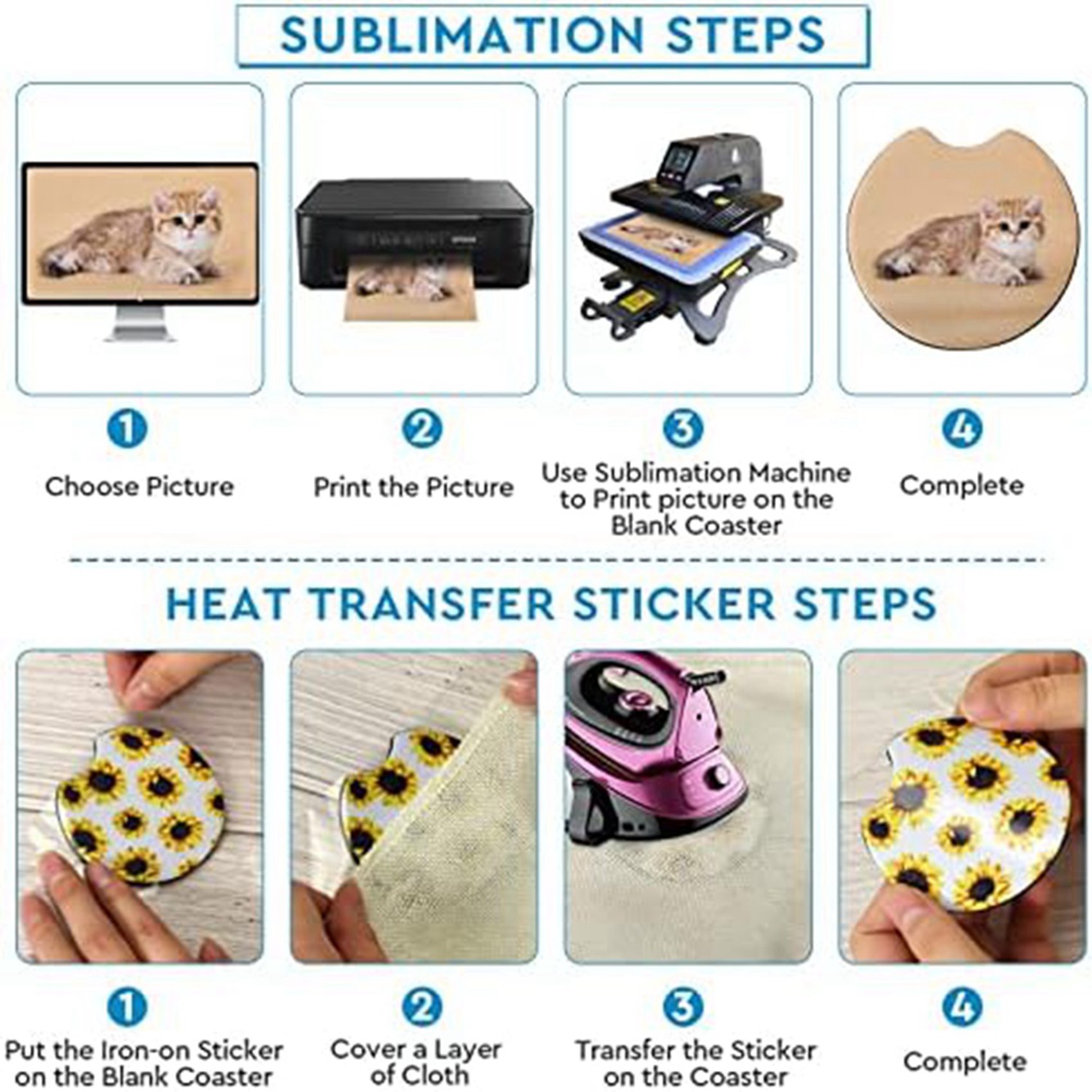 F-F 40PCS Square Sublimation B - Coaster Sublimation Blank review and price