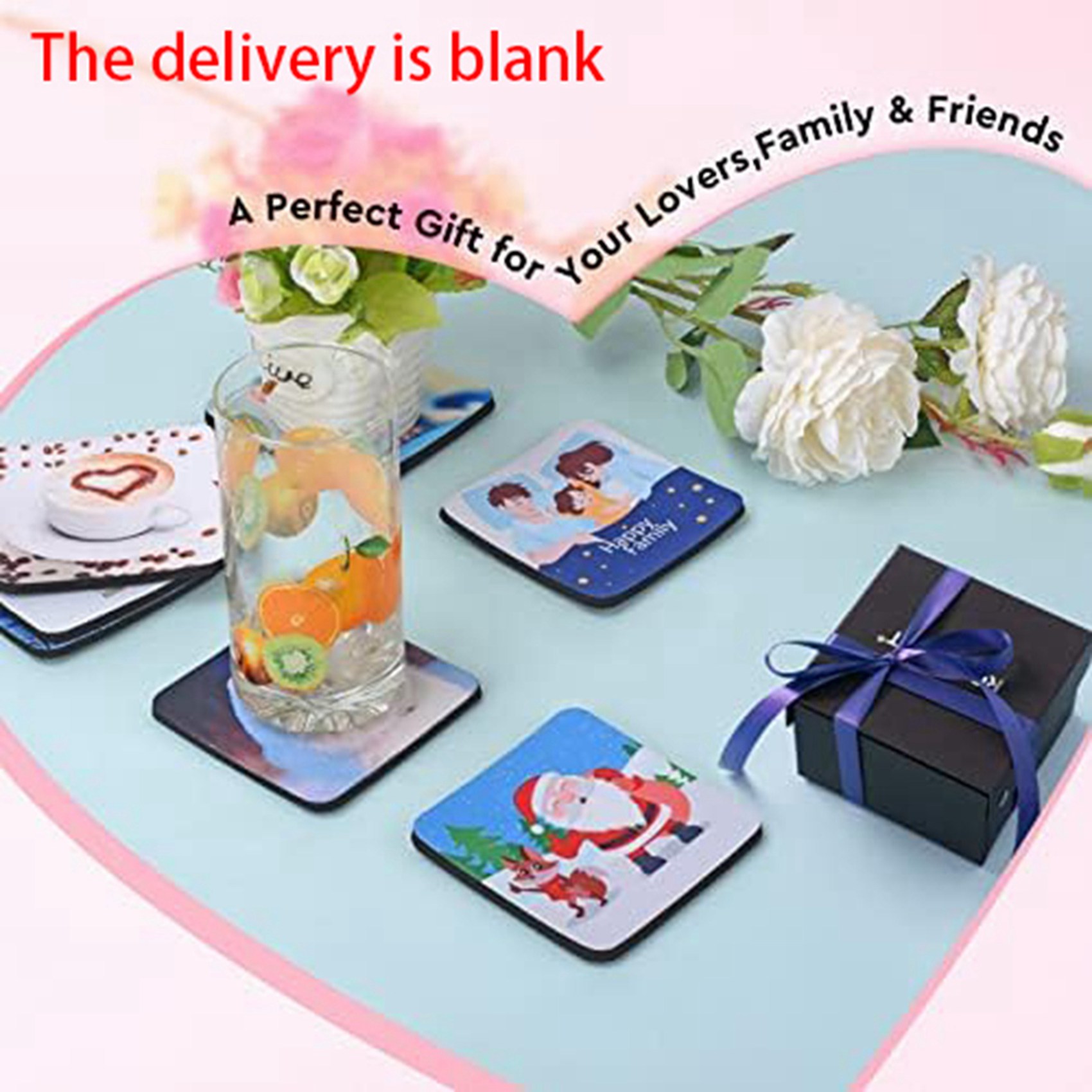 F-F 40PCS Square Sublimation B - Coaster Sublimation Blank review and price