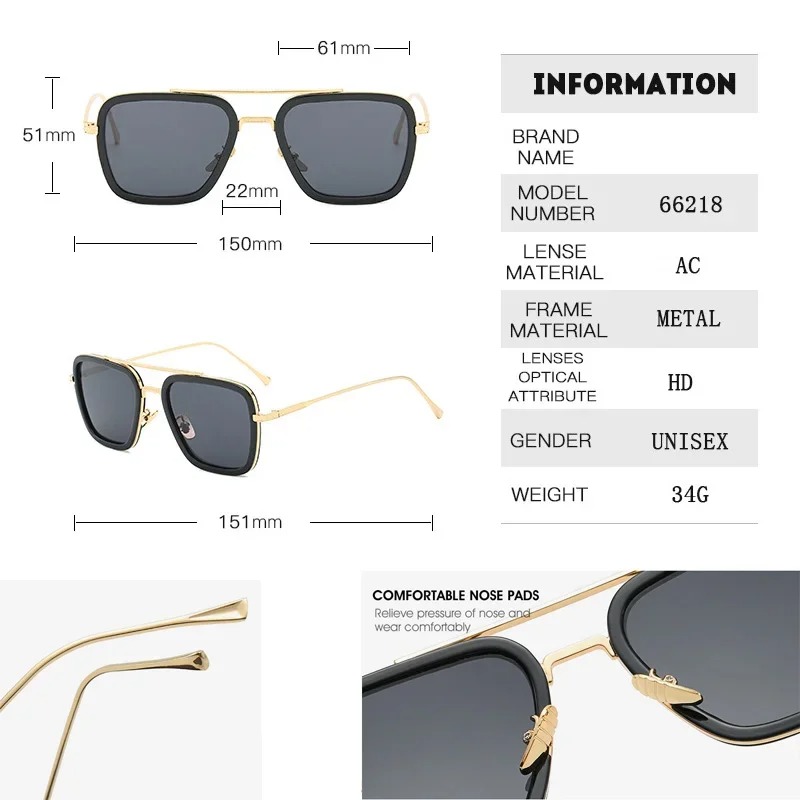 Steam Punk Tony Stark Sunglass - Metal Photo Panel review and price