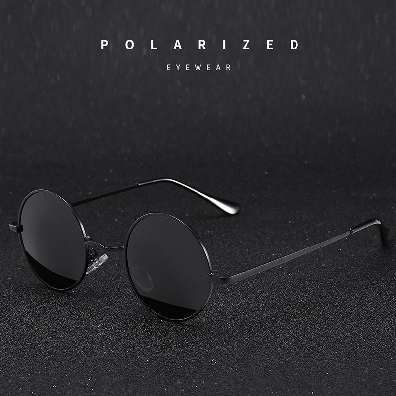 Retro Vintage Round Sunglasses - Metal Photo Panel review and price